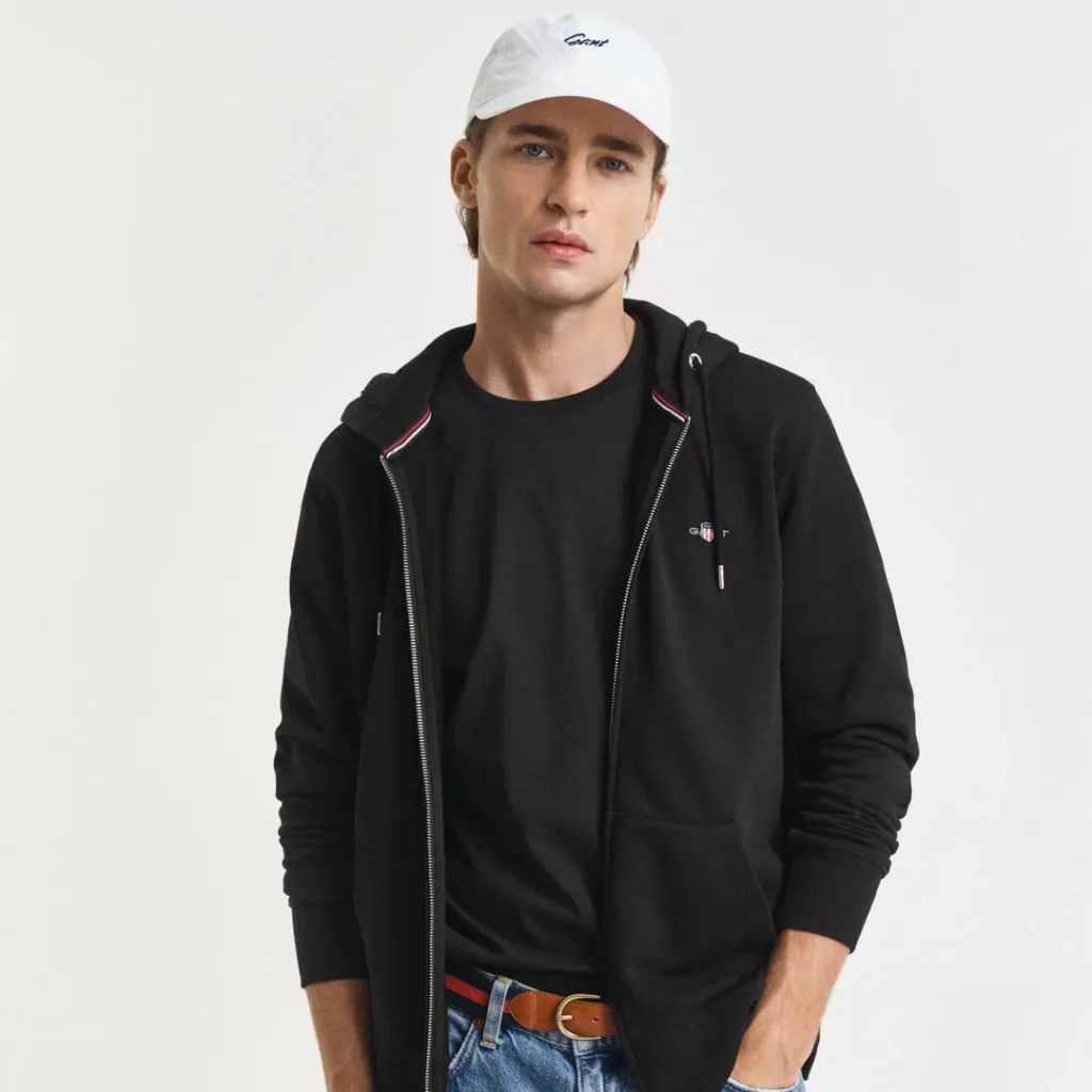 Duks GANT REG SHIELD FULL ZIP HOODIE - 7