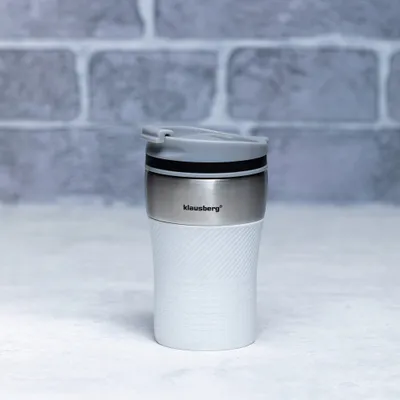 Termos i vogël Klausberg KB-7623, 280ml, çelik inoks, i bardhë - 2
