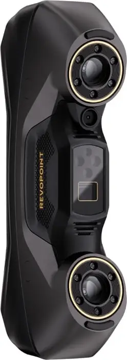 Skaner 3D Revopoint MetroY Pro, saktësi volumetrike 0.02 mm + 0.03 mm × L, deri 7M pps, Wi‑Fi 6 dhe USB‑C, set aksesorësh