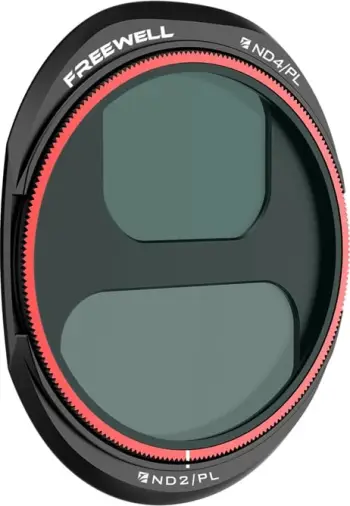 Filter hibrid për dron, Freewell FW-M4P-ND4/PL, ND4/PL dhe ND2/PL, për DJI Mavic 4 Pro