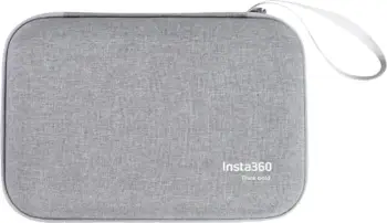 Kuti mbrojtëse kamera, Insta360, X3 Carry Case CINSBAMA, me ndarje për kamera X3 + 2 bateri + hub + Invisible Selfie Stick 85 cm, EVA, gri