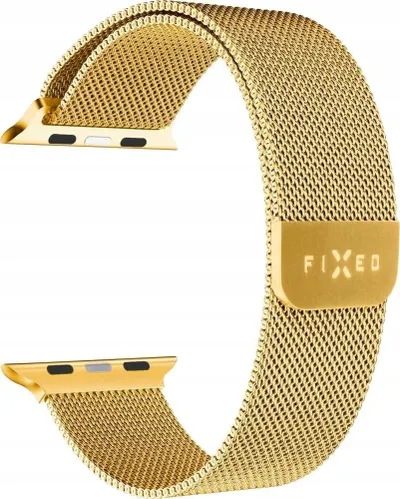 Rrip metalik FIXED Mesh Strap për Apple Watch, 42/44/45mm, argjend - 1
