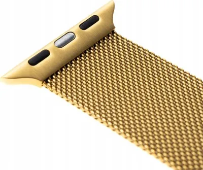 Rrip metalik FIXED Mesh Strap për Apple Watch, 42/44/45mm, argjend - 4
