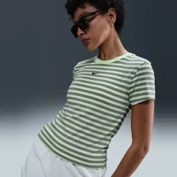 NIKE W NSW SLIM MD CRP TEE PNX