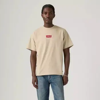 Maicë LEVIS VINTAGE FIT GRAPHIC TEE BADGE BW 2HP W