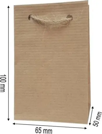Qese dhurate MERplus Decorative Bag Micro, 10 x 6.5 x 5 cm, shumëngjyrëshe