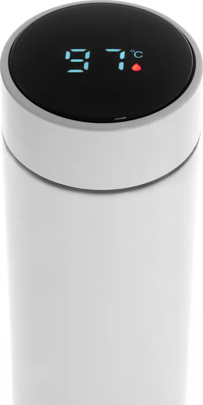 Termos Thermos 473ml, ekran LED temperature, për kafe dhe çaj, i zi - 2