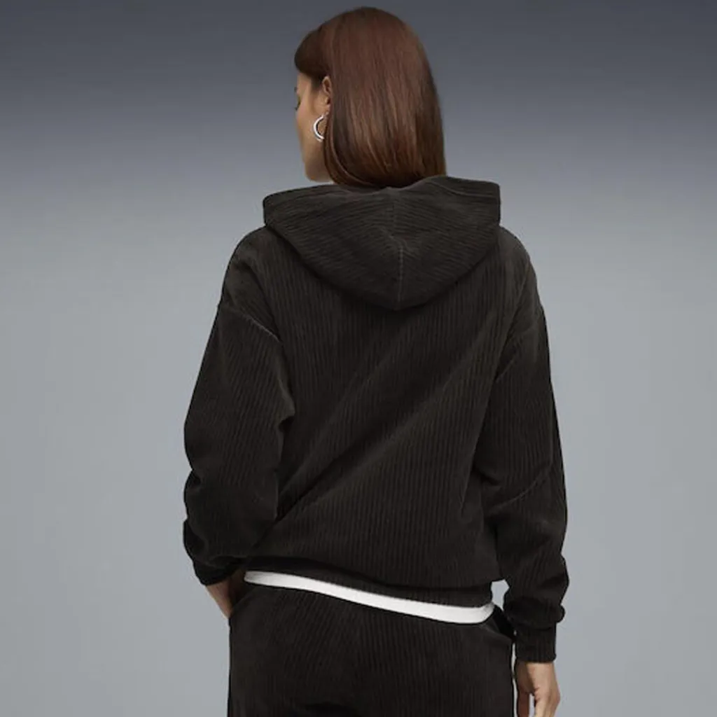 Duks PUMA PUMA ESS ELEVATED Comfort Velour Rib Hoo - 4