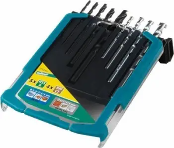Set stërvitjesh Wolfcraft, për metal dhe gur, 9 copë