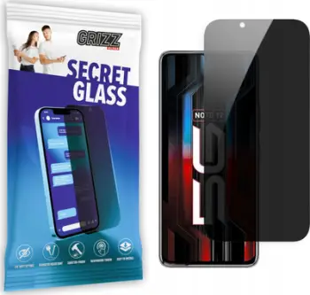 Xham mbrojtës privatësie Grizz SecretGlass për Infinix Note 12 5G, xham qeramik, mbulim i plotë, transparent