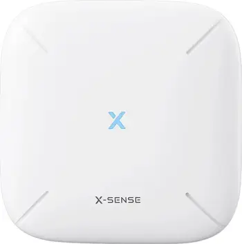 Stacion bazë për sensorë, X-Sense, SBS50, Wi‑Fi 2.4 GHz, alarm 100 dB, deri 50 pajisje, i bardhë
