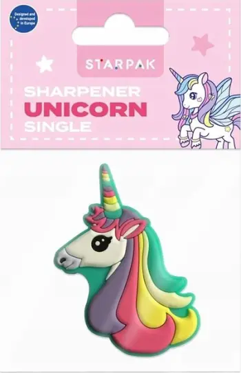 Grirëse lapsash Starpak Unicorn, vrimë e vetme, shumëngjyrëshe