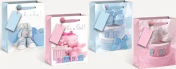 Qese dhurate W&amp;k Gift Bag KR 2499 L, 12.8 x 36 x 8.4 cm, shumëngjyrëshe