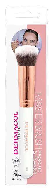 Brushë për grim Dermacol Rose Gold D52, ari rozë