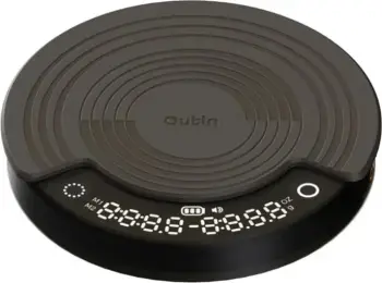Peshore kafeje Outin OT-SCL-01, saktësi 0.1 g, gamë 0.3–2000 g, timer 9:59, modalitete Manual/ Espresso/ Pour-over, USB-C, e zezë