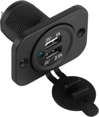 Karikues makine PeiYing PY-CHR0001, 2x USB A, 3.1A, i zi - 1