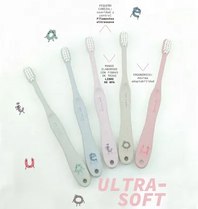 Furçë dhëmbësh për fëmijë +3 vjet Beter Dental Care, e kaltër - 2