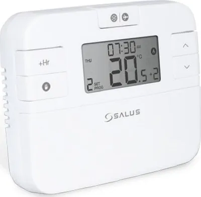 Termostat dhome Salus RT510+, dixhital, i programueshëm 7 ditë, i bardhë - 1