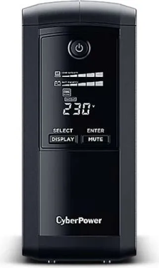 UPS CyberPower VP700ELCD 700VA Schuko me LCD, USB 2.0, e zezë - 3