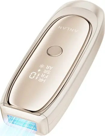 Depilator IPL, ANLAN, 02-ATMY52-0RE, 10 nivele fuqie, flash 0.18s, fushë 3.72 cm², me syze dhe kasë