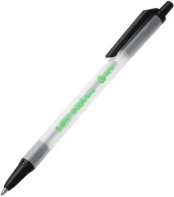 Set stilolapsa BIC Ecolutions Clic Stic, 50 copë, majë 1.0mm, bojë e zezë