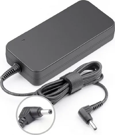 Adapter karikues laptopi MicroBattery MBXAS-GAM005, 180W, 19V 9.5A, pin 2.5mm - 1