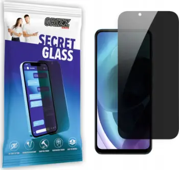 Xham mbrojtës privatësie Grizz SecretGlass për Motorola Moto G71, qelq keramik, transparencë e lartë