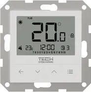 Termostat dhome Tech Wired STF-4ZV1WH, dy gjendje, për sisteme kornizash F-4Z v1, i bardhë