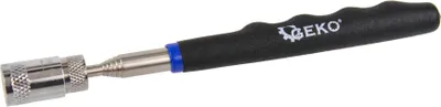 Maner teleskopik magnetik Geko G03211, LED, 80 cm, argjendtë - 1