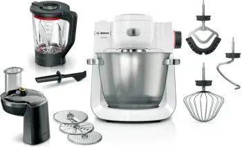 përpunues ushqimi, Bosch, MUMS6EW22 Series 6, 5.5L 1600W, i bardhë