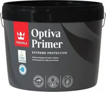 Grund akrilik Tikkurila Optiva Primer, 9L, i bardhë