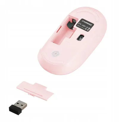 Mouse wireless Forev FV-185, silent keys, i rozë - 4