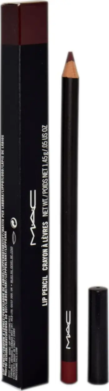 Laps buzësh MAC Cosmetics Lip Pencil Burgundy, ngjyrë burgundy