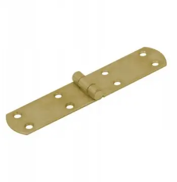 Menteshë French Hinge, 160x35x2.5 mm, çelik i galvanizuar, ngjyrë ari