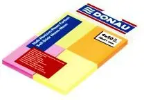 Bllok shënimesh ngjitës Donau Self adhesive Pad, 4 ngjyra
