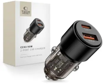 Karikues makine Tech-Protect CC03, 2 porta, PD 95W QC 3.0, i zi
