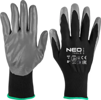 Doreza pune Neo Tools 97-647-8, poliester me nitril, madhësia 8