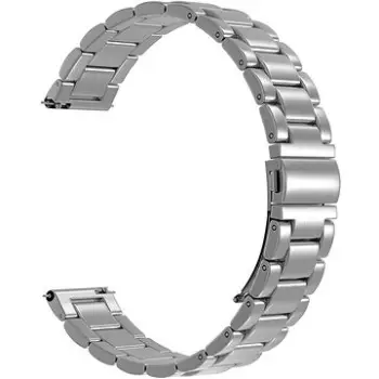 Rrip ore inteligjente Eternico Elegance Metal Pro, 20mm Quick Release, çelik inox, argjendtë
