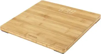 Peshore personale digjitale, Soehnle, Style Sense Bamboo Magic 63880, kapacitet 180 kg, ekran LED i fshehur, bambus, kafe