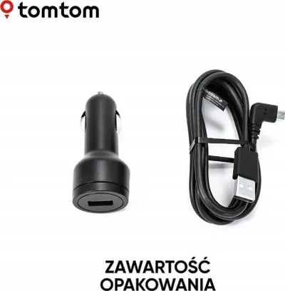 Karikues makinë TomTom, me kabllo USB, për navigues 7", i zi - 4