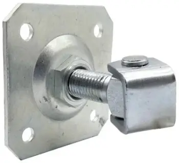 Menteshë metalike PSG 61.019.01, me pllakë shenje 100x100x4mm, filetë M20, e rregullueshme
