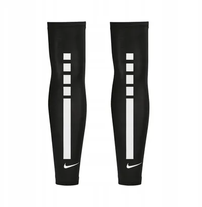 Mangë kompresuese Nike Pro Elite, për të rritur, teknologji Dri FIT, e zezë - 1