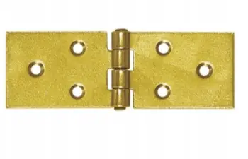Menteshë ndërtimi galvanizuar, 100x35x1.5 mm, set 2 copë, ngjyrë e artë