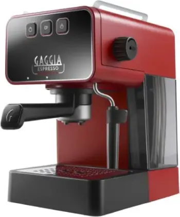 Aparat kafeje espresso, Philips Gaggia Espresso Evolution EG2115/03, 15 bar, depozitë uji 1.2–1.6 L, për pods, e kuqe