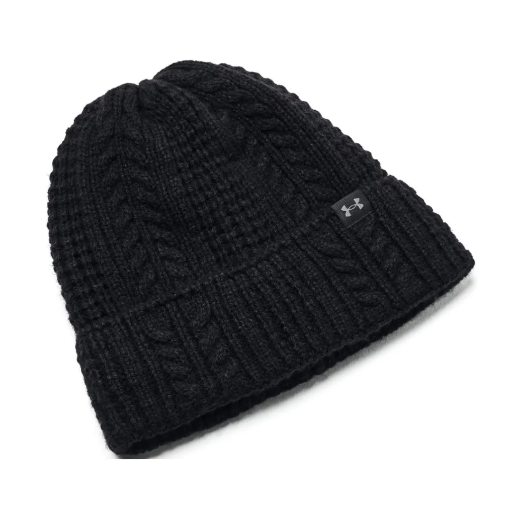 Kapele dimërore Under Armour W Halftime, cable knit, one size, e zezë Castlerock - 1