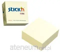 Bllok shënimesh vetëngjitës Cube, 76x76mm, 400 fletë, i verdhë