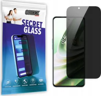 Xham mbrojtës privatësie Grizz SecretGlass për OnePlus 10T, 9H, i tejdukshëm