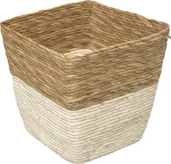 Shportë kashtash 5five Mix N Modul, 31x31cm, bezhë dhe e bardhë