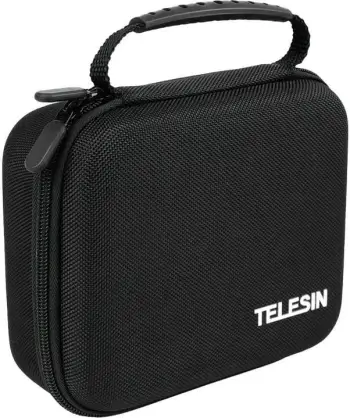 çantë ruajtëse EVA, Telesin, S6-PRC-01-TDJ, për DJI Osmo Pocket 3, me ndarje, 184 x 153.4 x 72 mm, e zezë