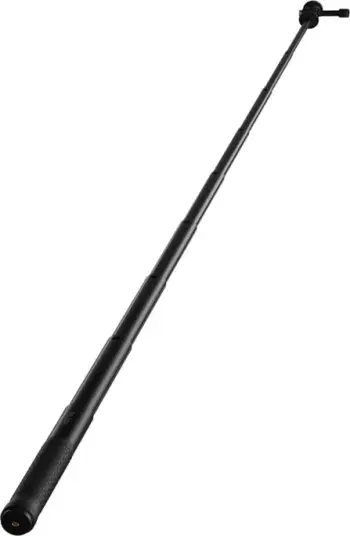 Shkop selfie teleskopik për kamera sportive, Telesin S1-MNP-11, 150 cm, fije 1/4", i zi